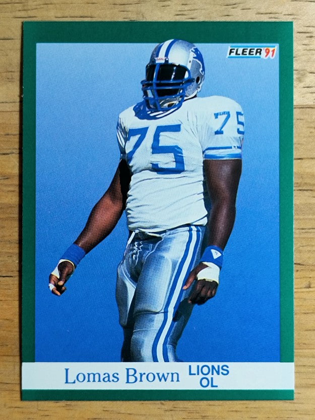 1991 Fleer #242 Lomas Brown
