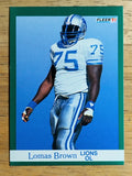 1991 Fleer #242 Lomas Brown