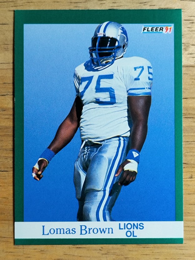 1991 Fleer #242 Lomas Brown