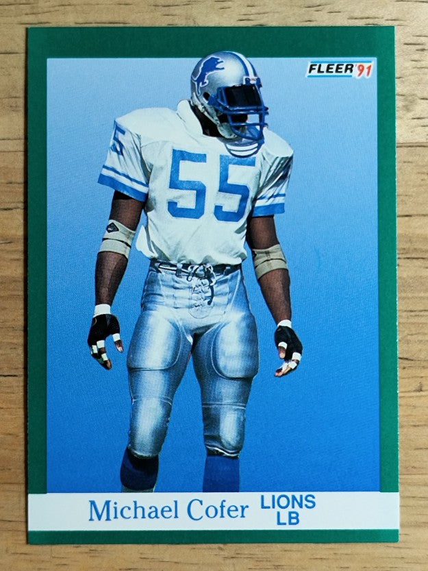 1991 Fleer #244 Mike Cofer