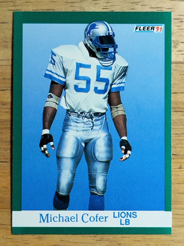 1991 Fleer #244 Mike Cofer