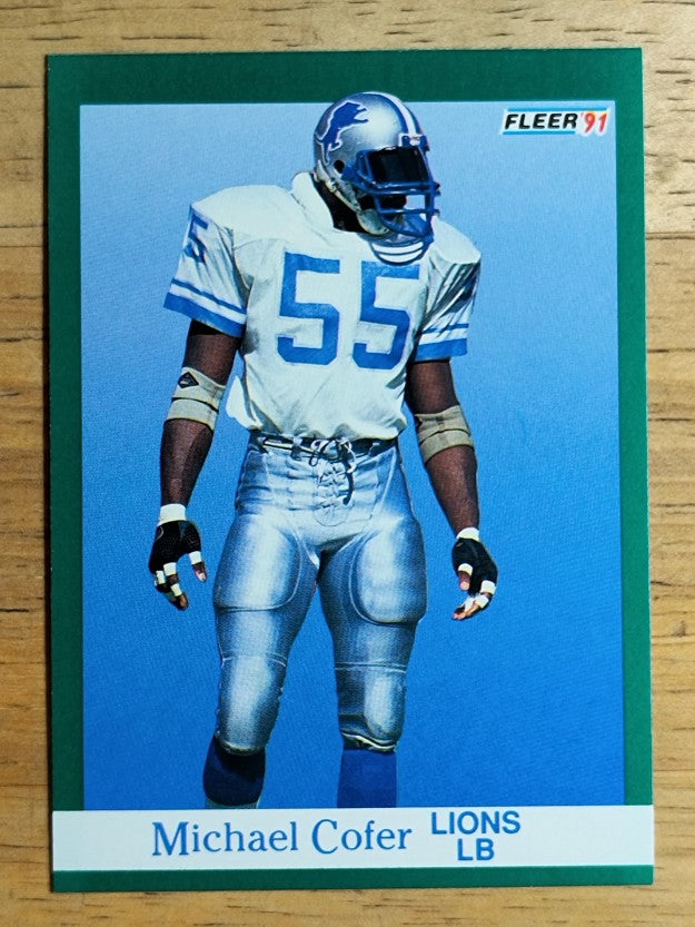 1991 Fleer #244 Mike Cofer