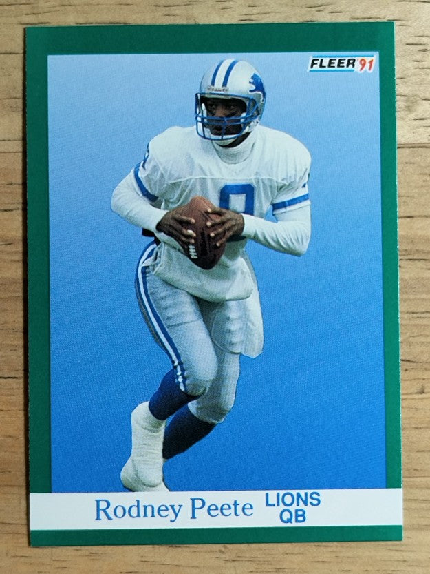 1991 Fleer #246 Rodney Peete