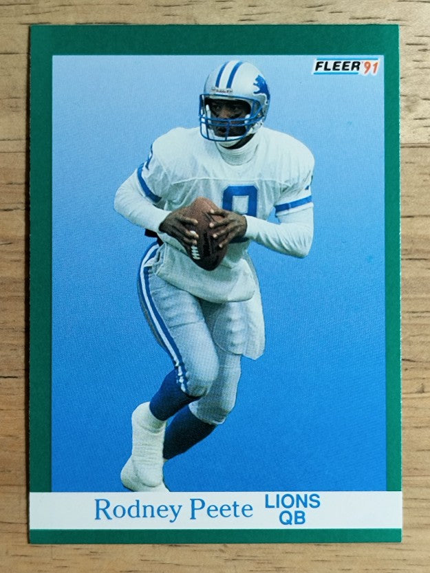1991 Fleer #246 Rodney Peete