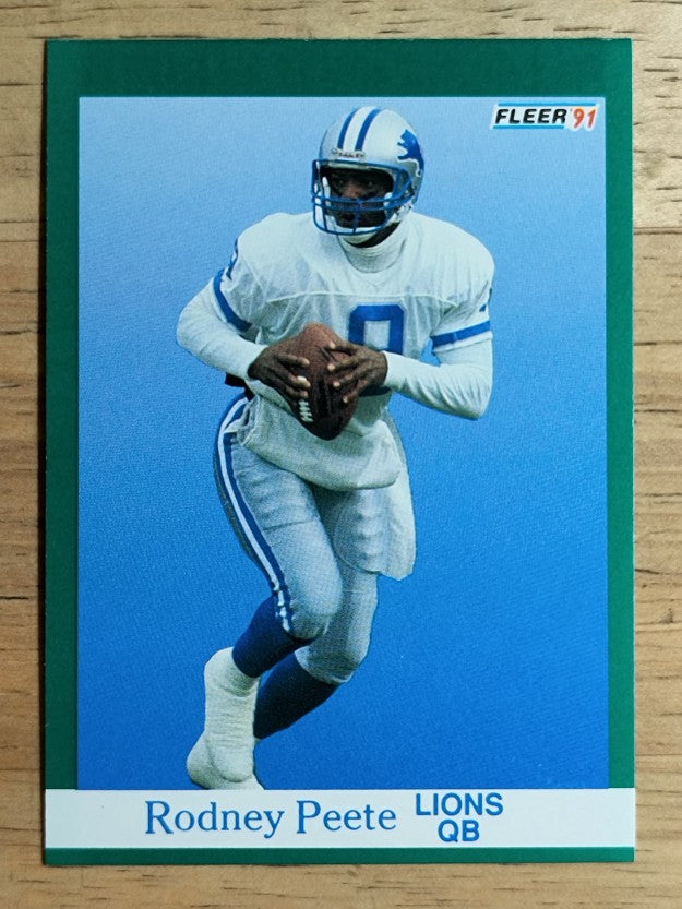 1991 Fleer #246 Rodney Peete