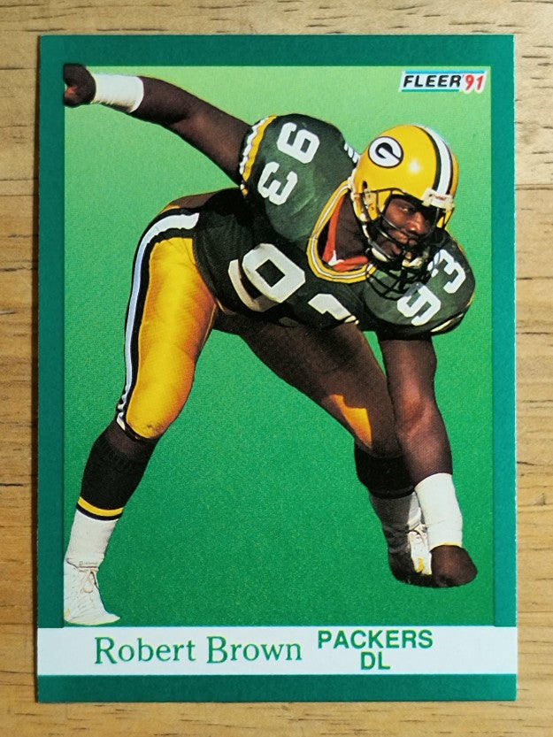 1991 Fleer #250 Robert Brown