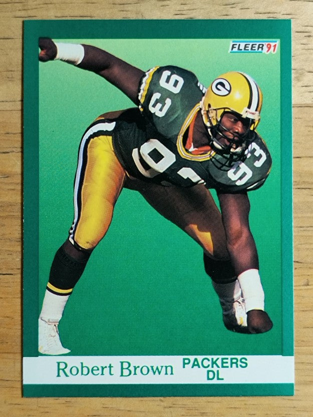 1991 Fleer #250 Robert Brown