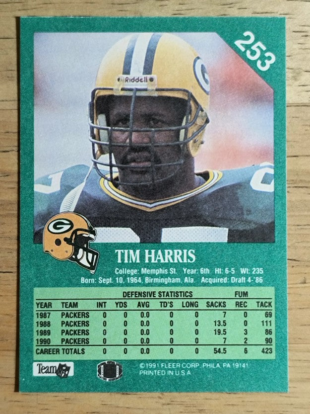 1991 Fleer #253 Tim Harris