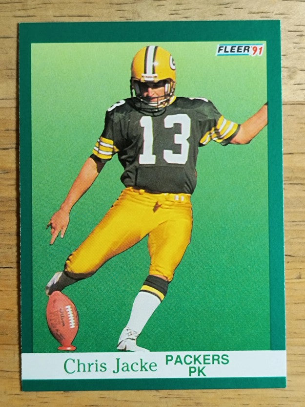 1991 Fleer #254 Chris Jacke