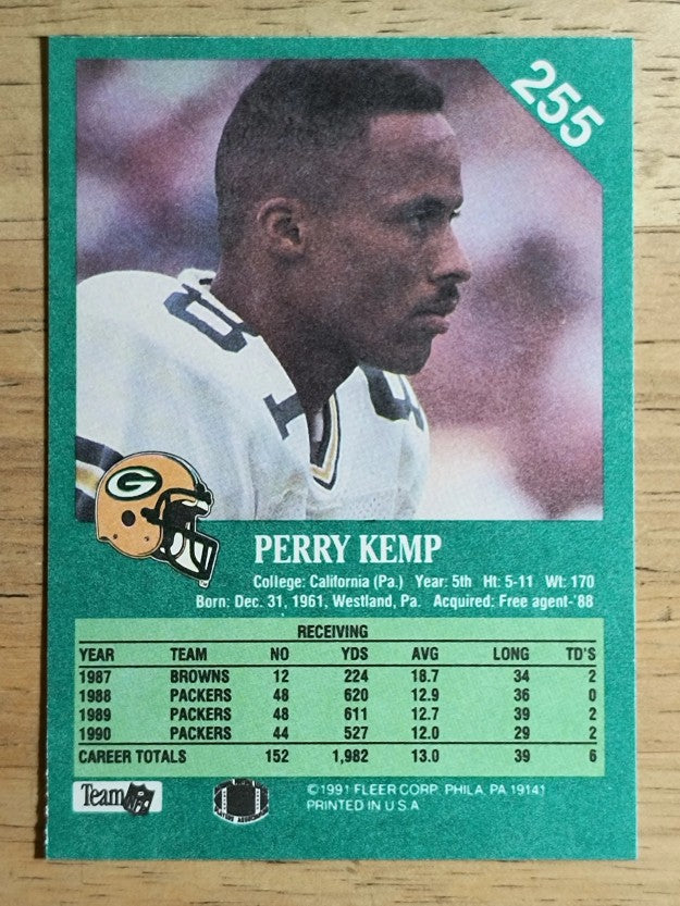 1991 Fleer #255 Perry Kemp