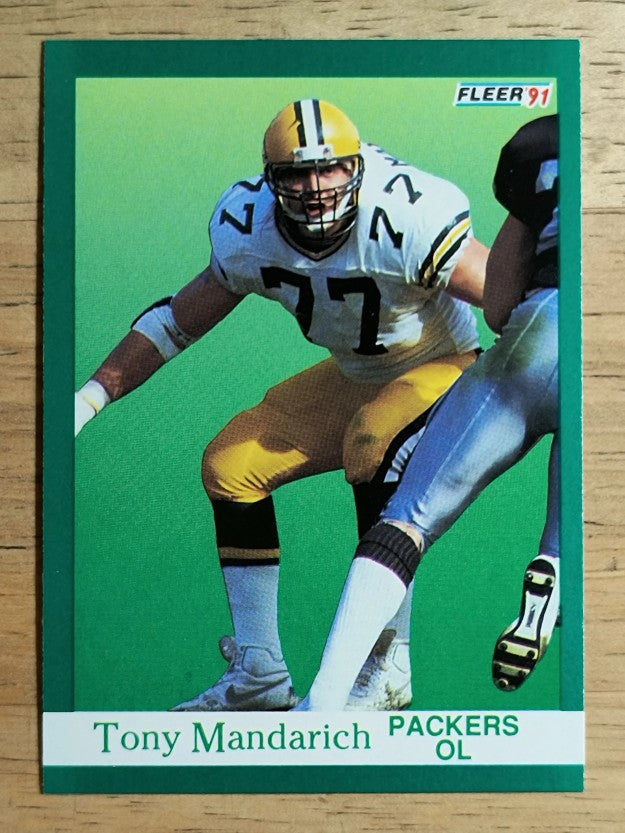 1991 Fleer #257 Tony Mandarich