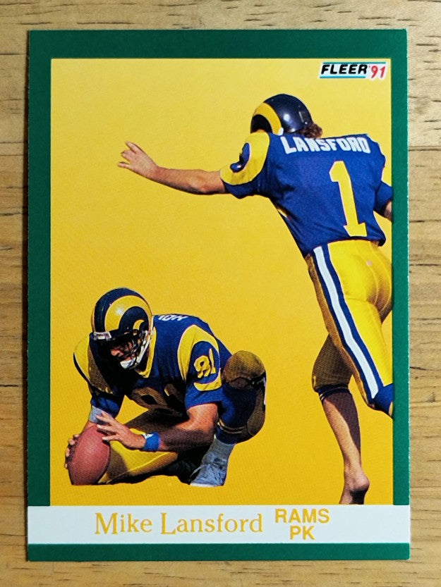 1991 Fleer #271 Mike Lansford