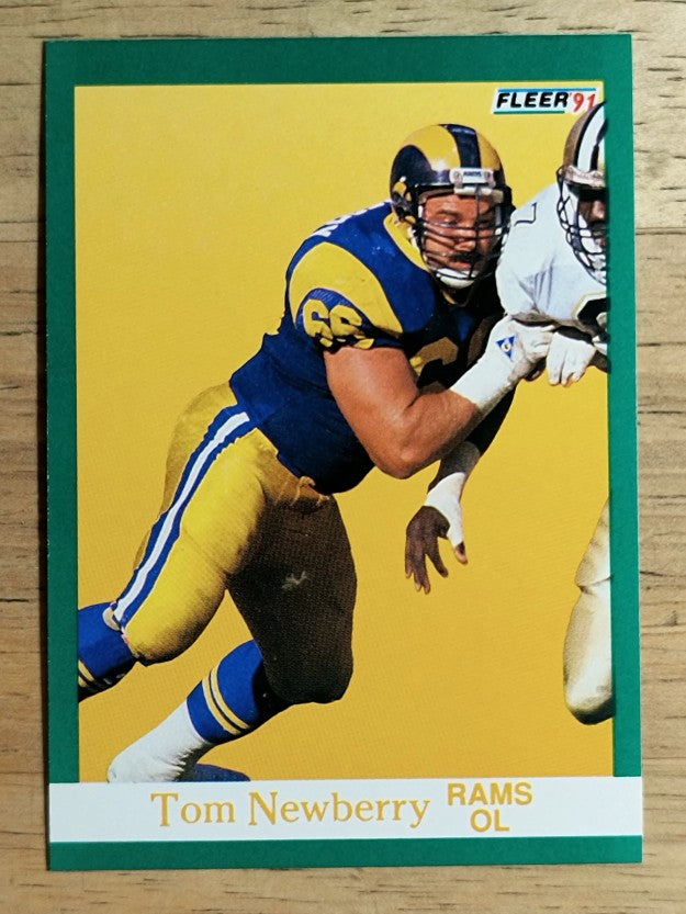 1991 Fleer #274 Tom Newberry