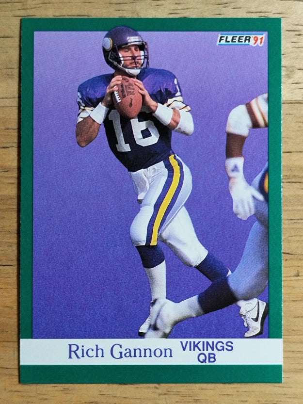 1991 Fleer #282 Rich Gannon