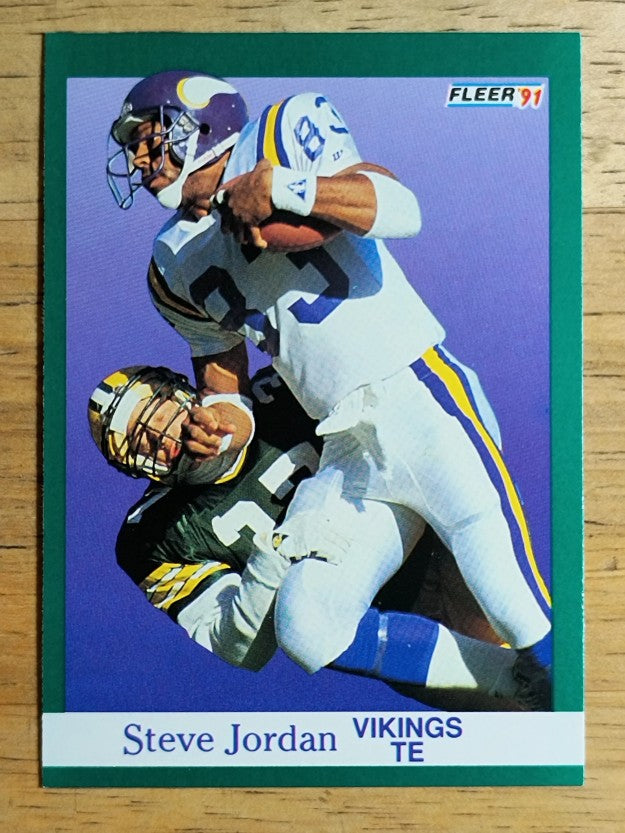 1991 Fleer #284 Steve Jordan