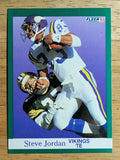 1991 Fleer #284 Steve Jordan