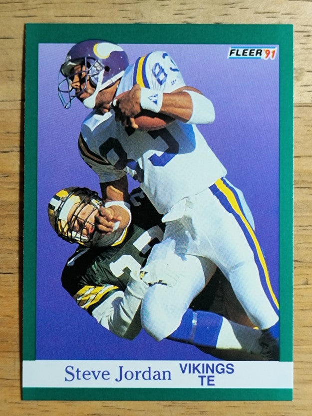 1991 Fleer #284 Steve Jordan