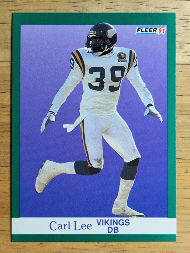 1991 Fleer #285 Carl Lee