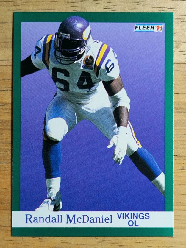 1991 Fleer #286 Randall McDaniel