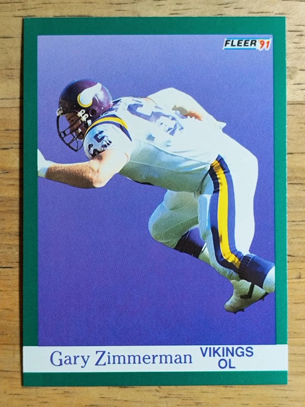 1991 Fleer #290 Gary Zimmerman