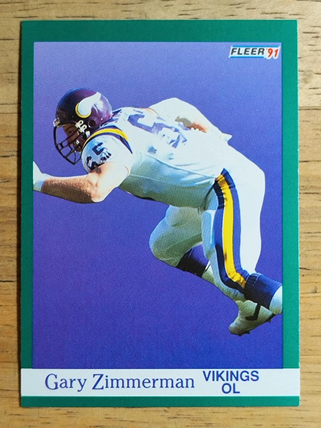 1991 Fleer #290 Gary Zimmerman