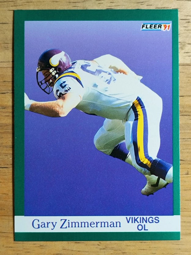 1991 Fleer #290 Gary Zimmerman