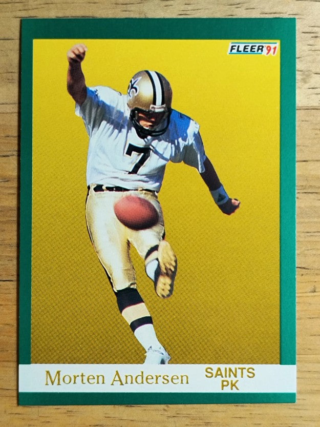 1991 Fleer #291 Morten Andersen