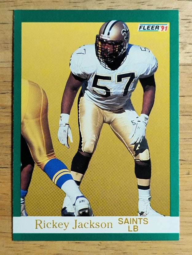 1991 Fleer #296 Rickey Jackson