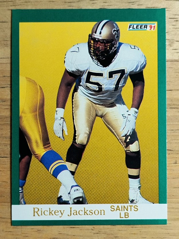 1991 Fleer #296 Rickey Jackson