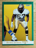 1991 Fleer #296 Rickey Jackson