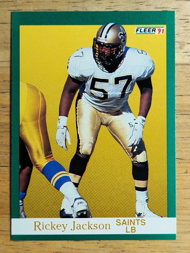 1991 Fleer #296 Rickey Jackson