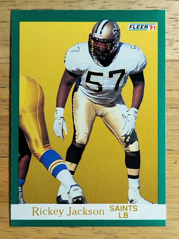 1991 Fleer #296 Rickey Jackson