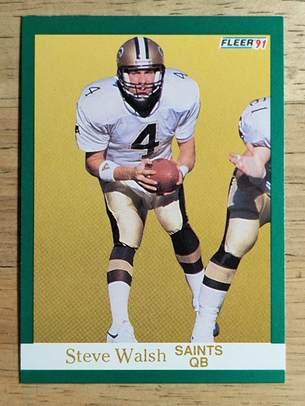 1991 Fleer #304 Steve Walsh