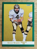 1991 Fleer #304 Steve Walsh