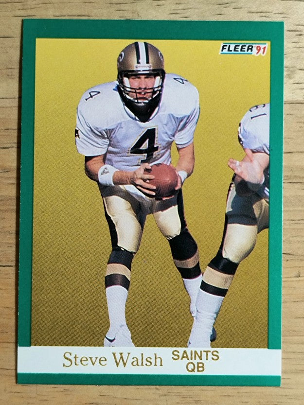 1991 Fleer #304 Steve Walsh