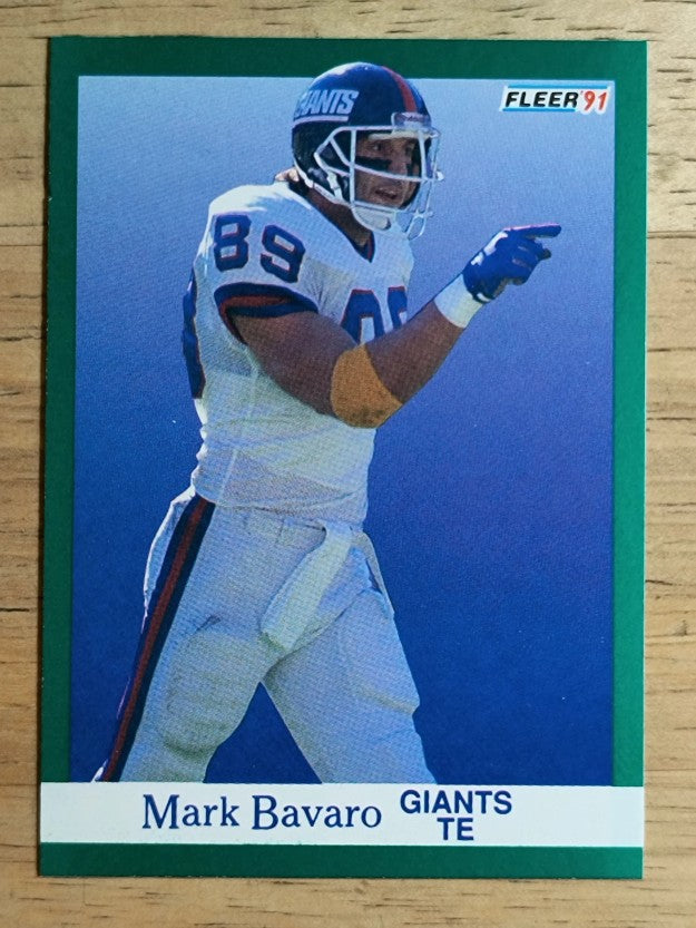 1991 Fleer #307 Mark Bavaro