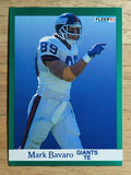 1991 Fleer #307 Mark Bavaro