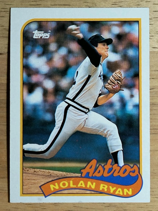 1989 Topps #530 Nolan Ryan