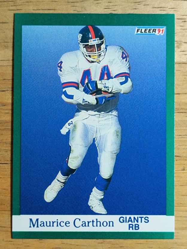 1991 Fleer #308 Maurice Carthon