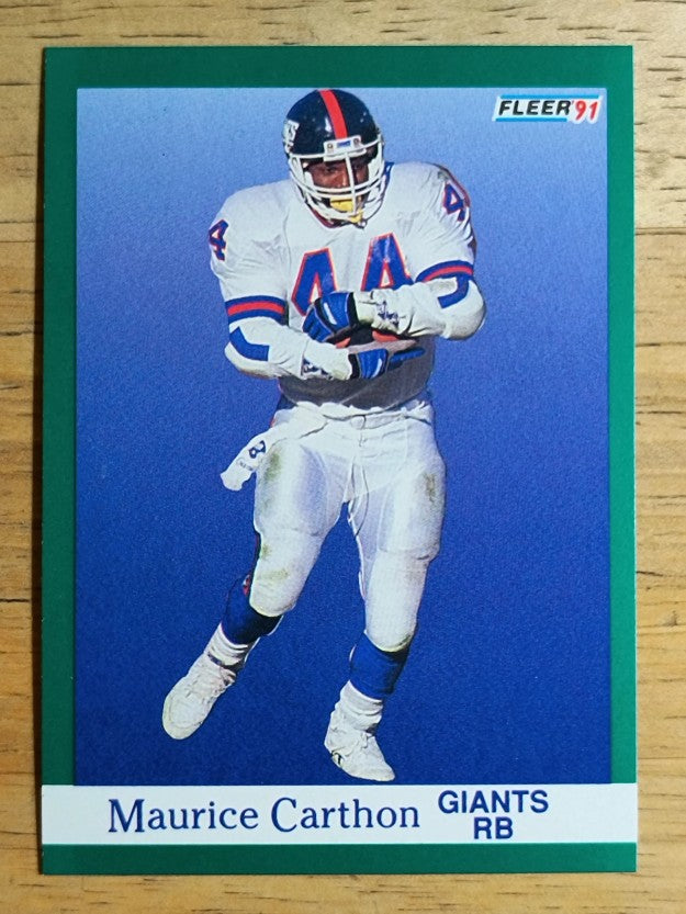 1991 Fleer #308 Maurice Carthon