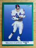 1991 Fleer #308 Maurice Carthon