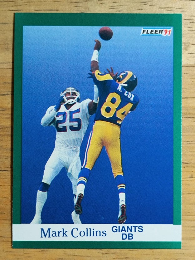 1991 Fleer #309 Mark Collins