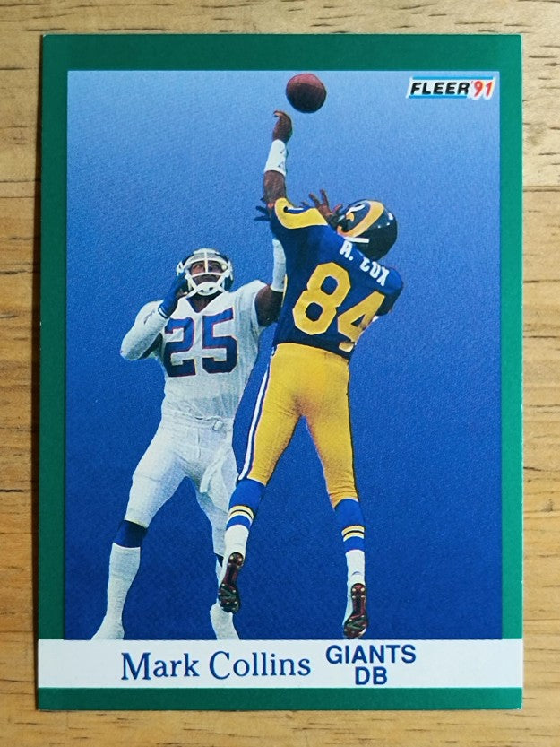 1991 Fleer #309 Mark Collins