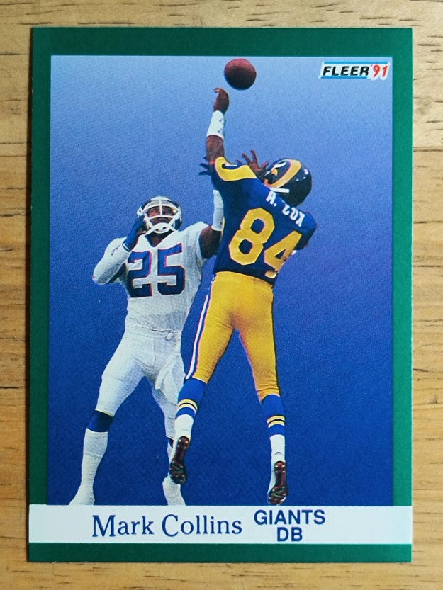 1991 Fleer #309 Mark Collins