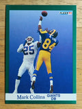 1991 Fleer #309 Mark Collins