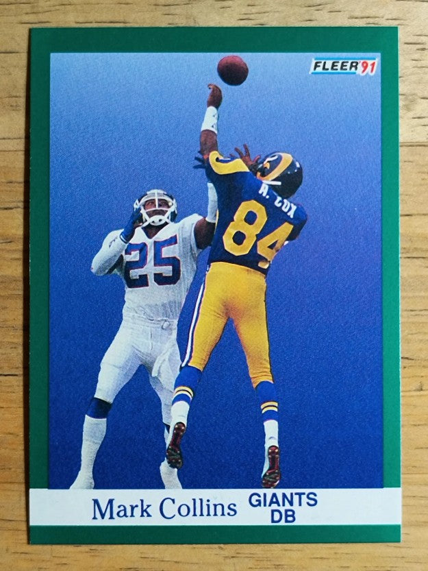 1991 Fleer #309 Mark Collins