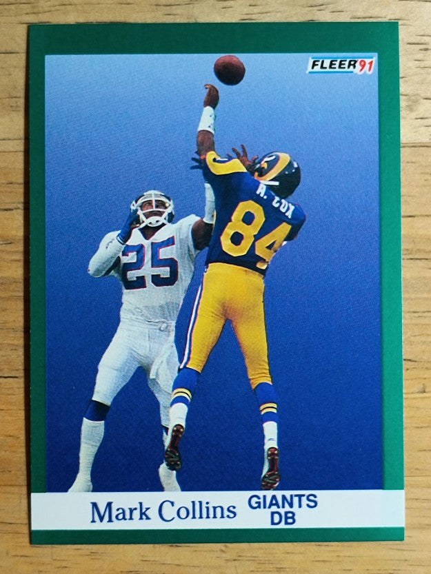 1991 Fleer #309 Mark Collins