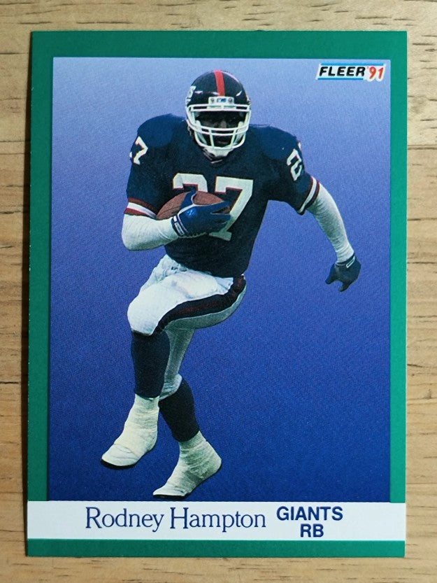 1991 Fleer #311 Rodney Hampton