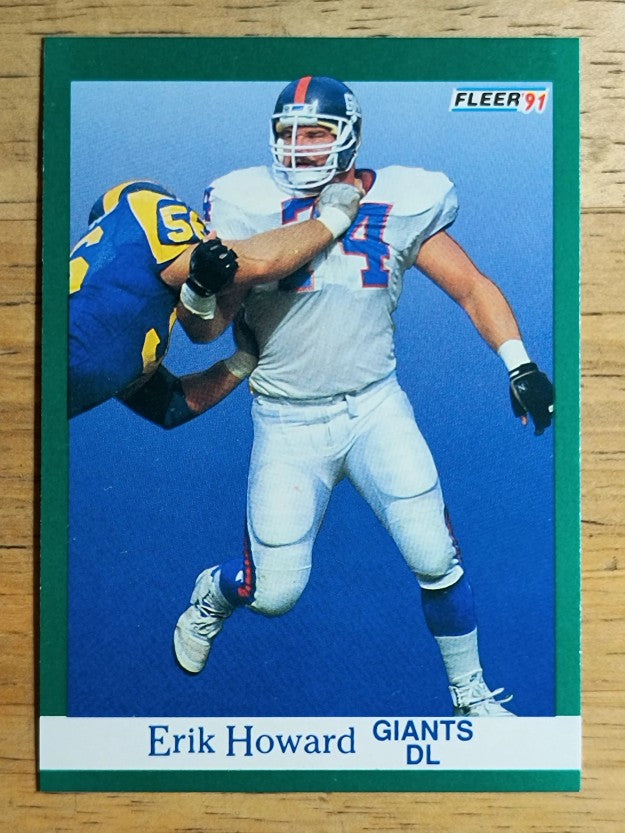 1991 Fleer #313 Erik Howard