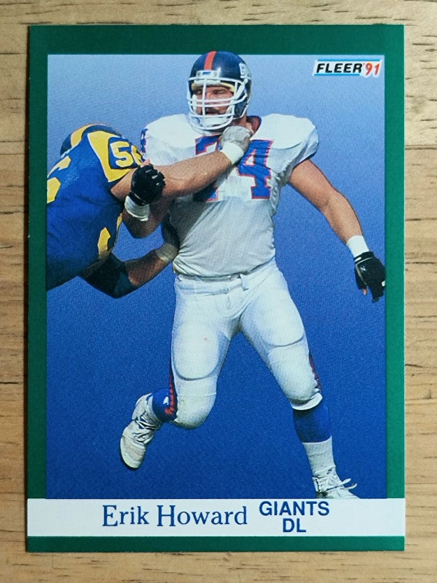 1991 Fleer #313 Erik Howard